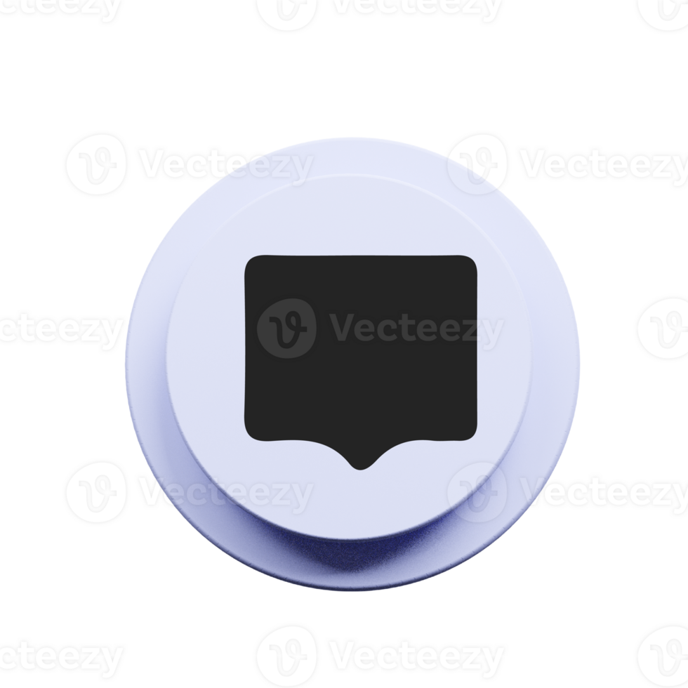 A black and white button with a book icon png