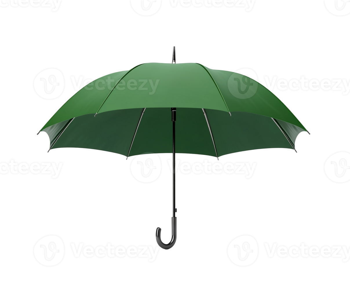Front Profile of an Open Umbrella png