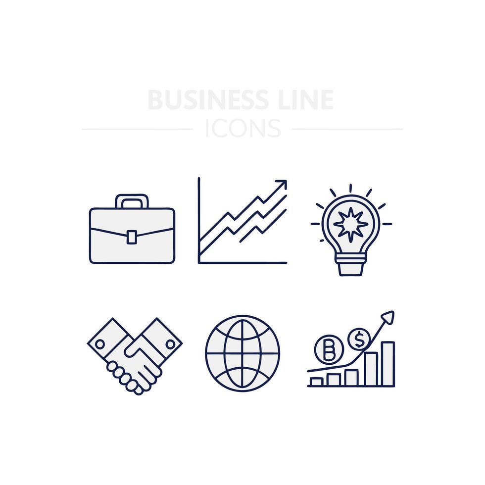 Business line icons set business line icons set business line icons set business line icons set business line icons vector