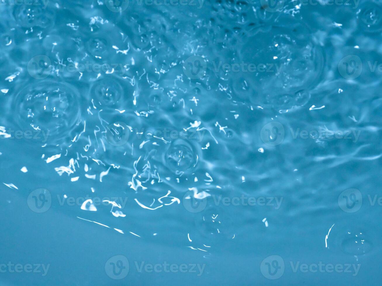 Blue water texture for nature movement background photo