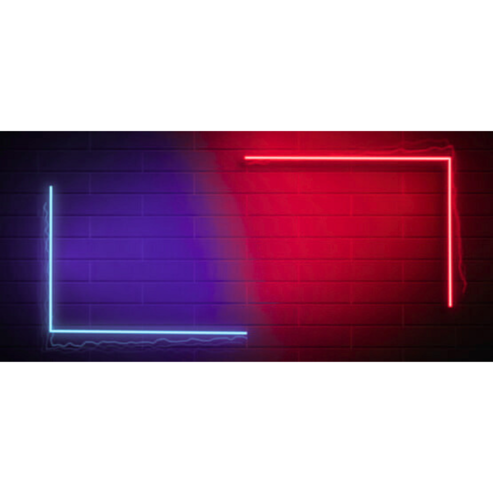 Neon background on brick wall png