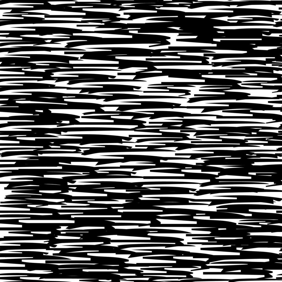 Seamless pattern with black pencil brushstrokes vector