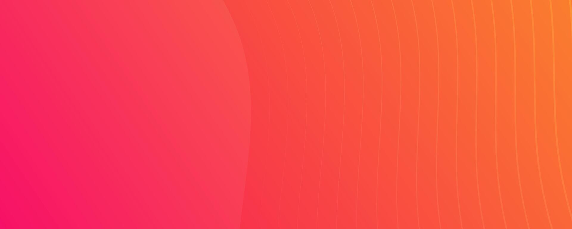 Modern colorful gradient background with wave lines vector