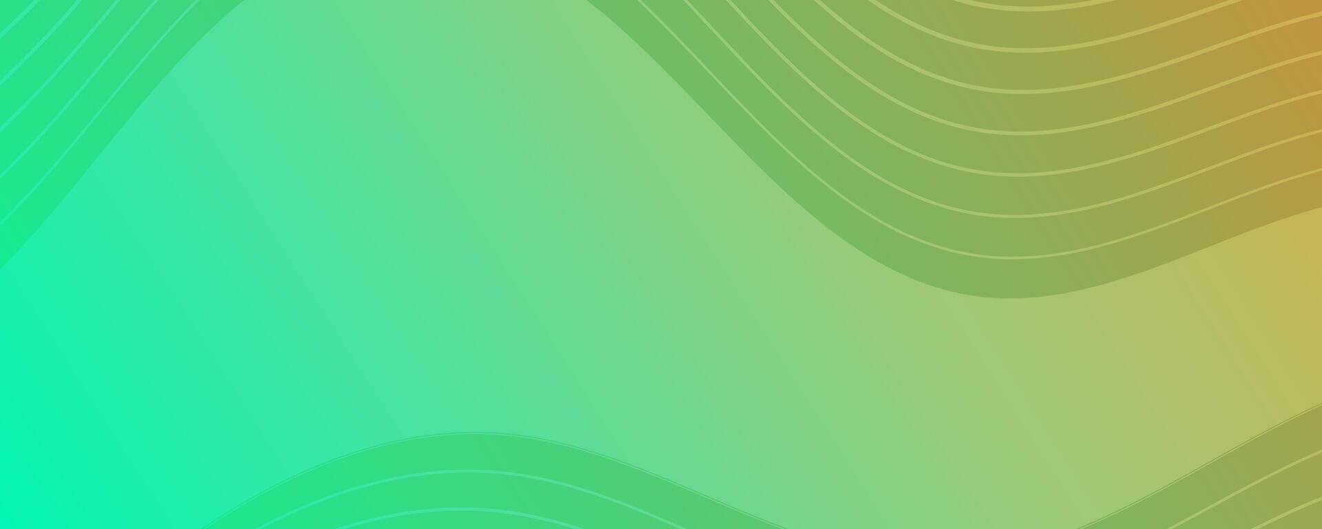 Modern colorful gradient background with wave lines vector