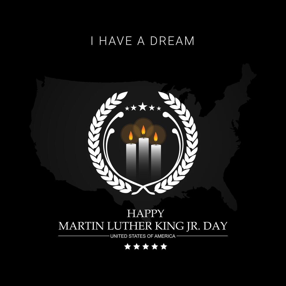 Martin luther king jr day vector