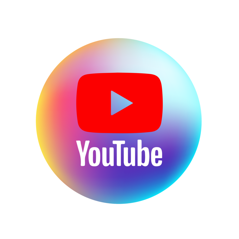 Bold Red YouTube Logo Icon png