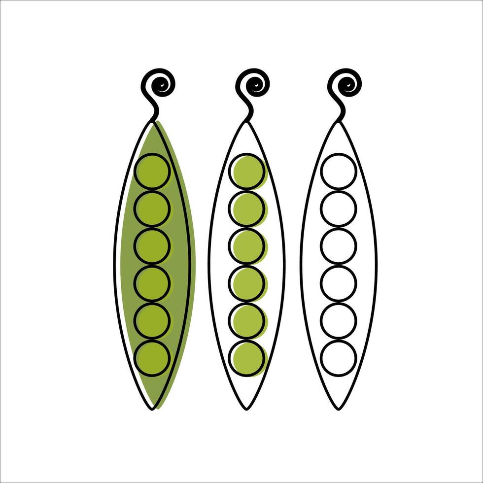 icons, vegetables. cabbage. linear art. healthy food vector