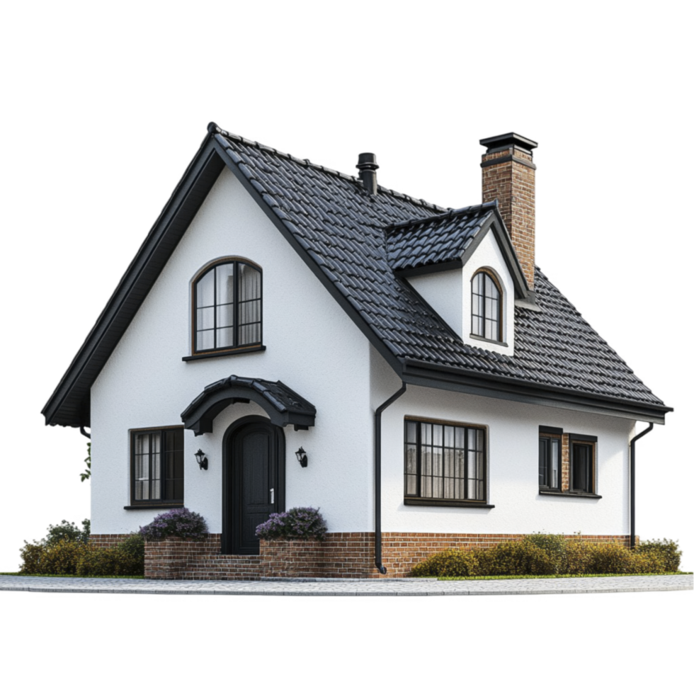 House cottage isolated on transparent background png