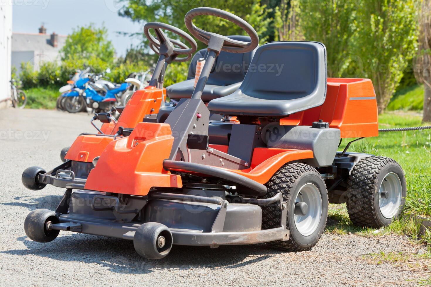 New Red Lawnmowers photo