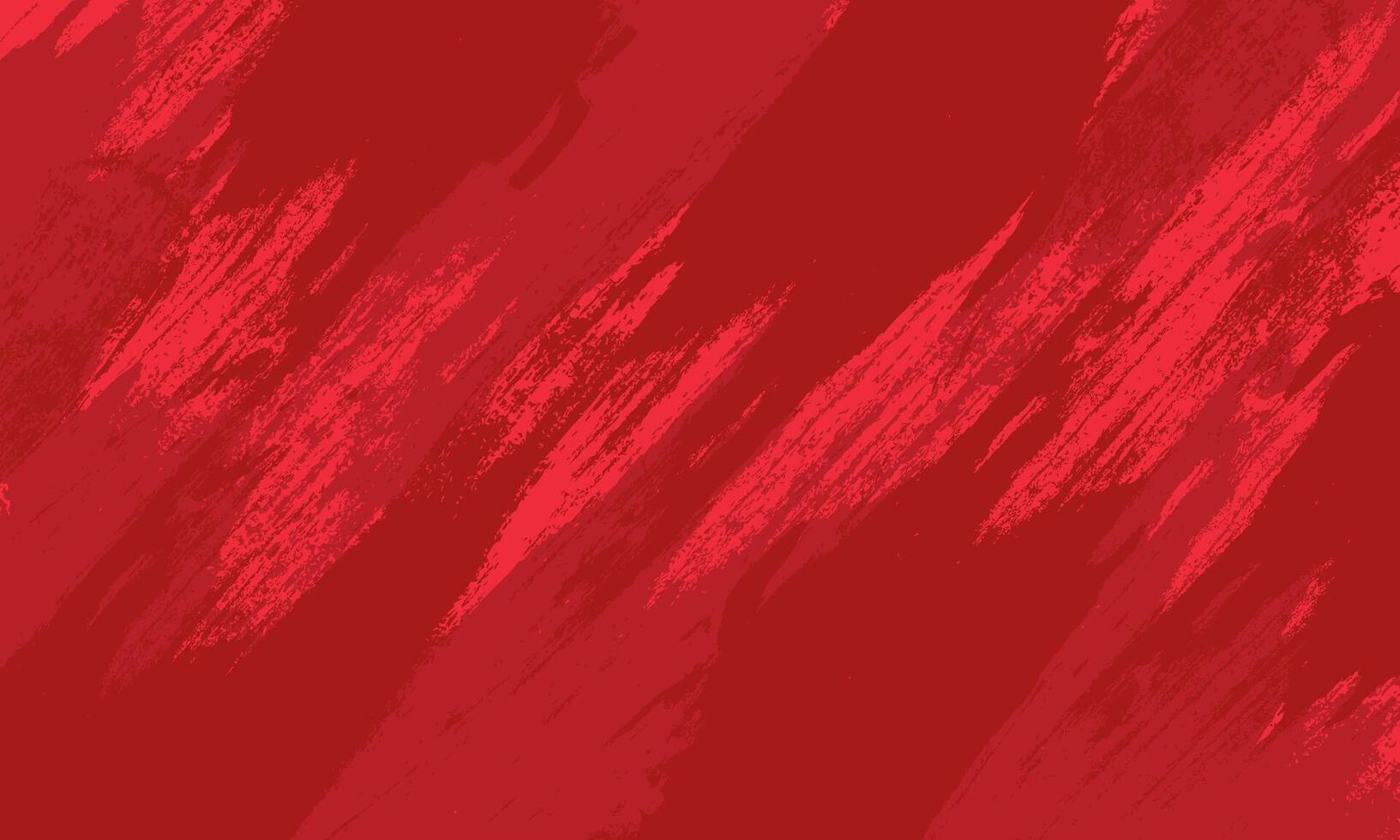 Red abstract background with brush strokes. Grunge texture illustration vector