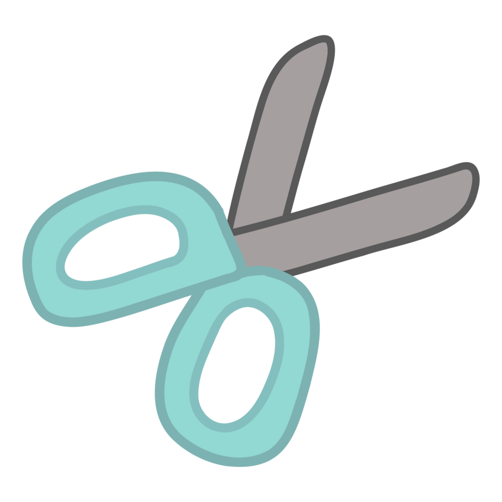 Scissors illustration design png