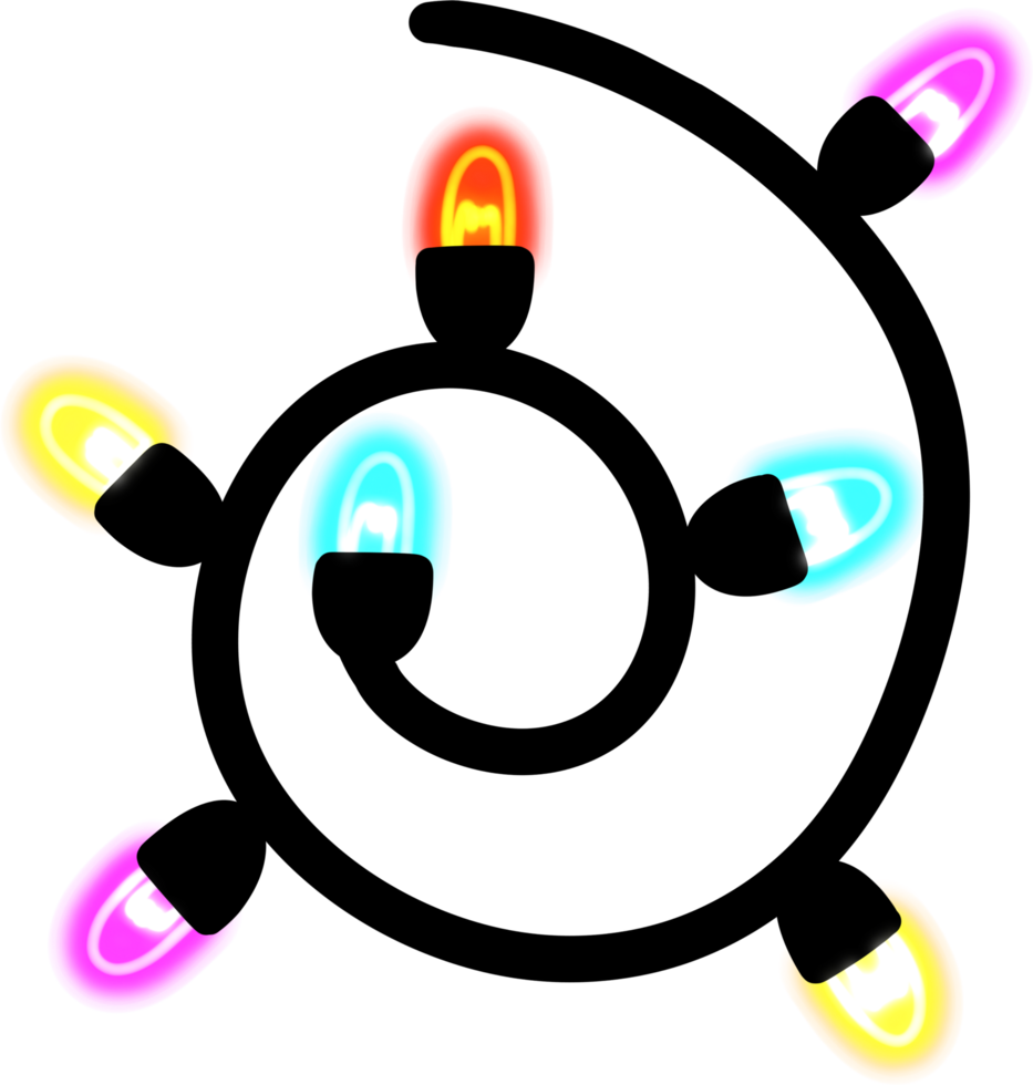 outdoor christmas decor light png
