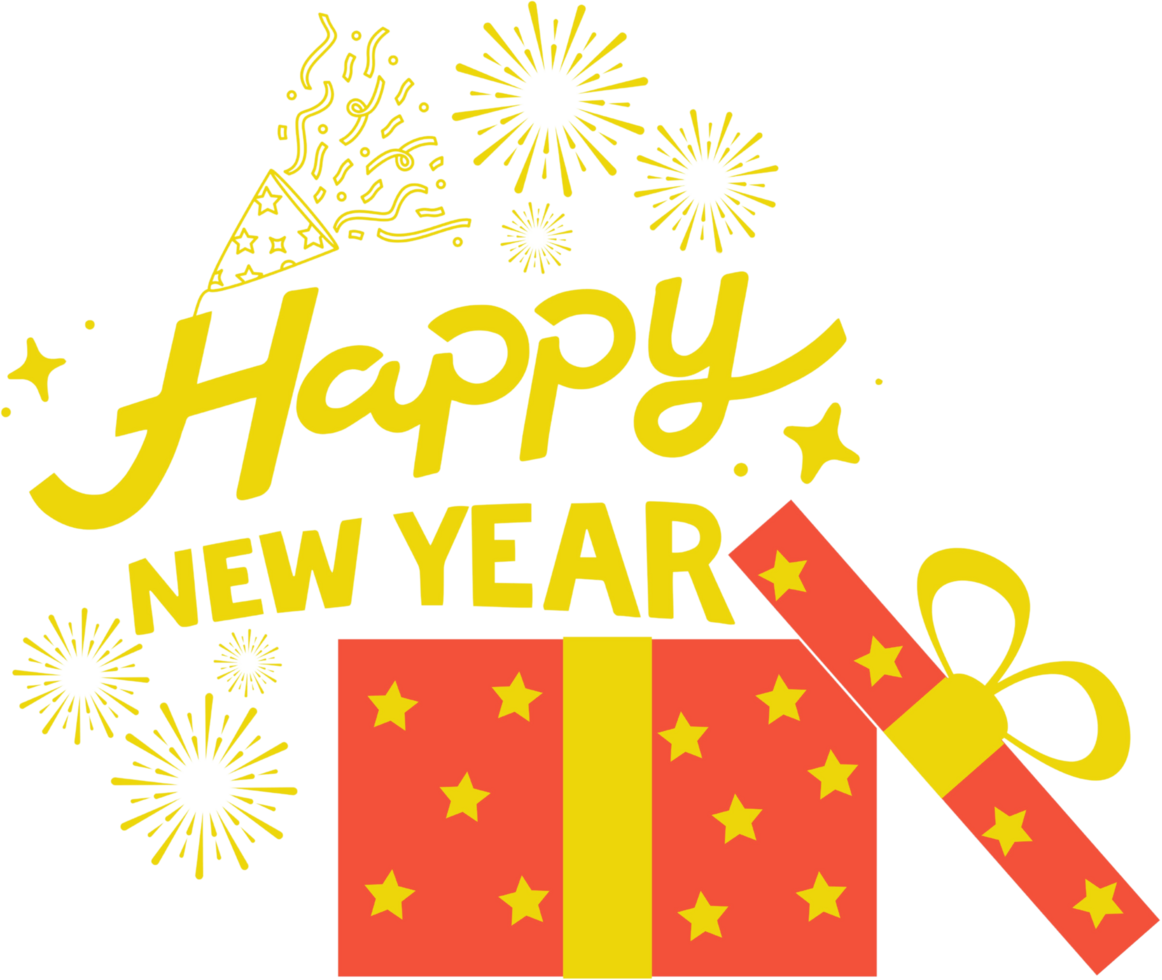infographic For decorating New Year png