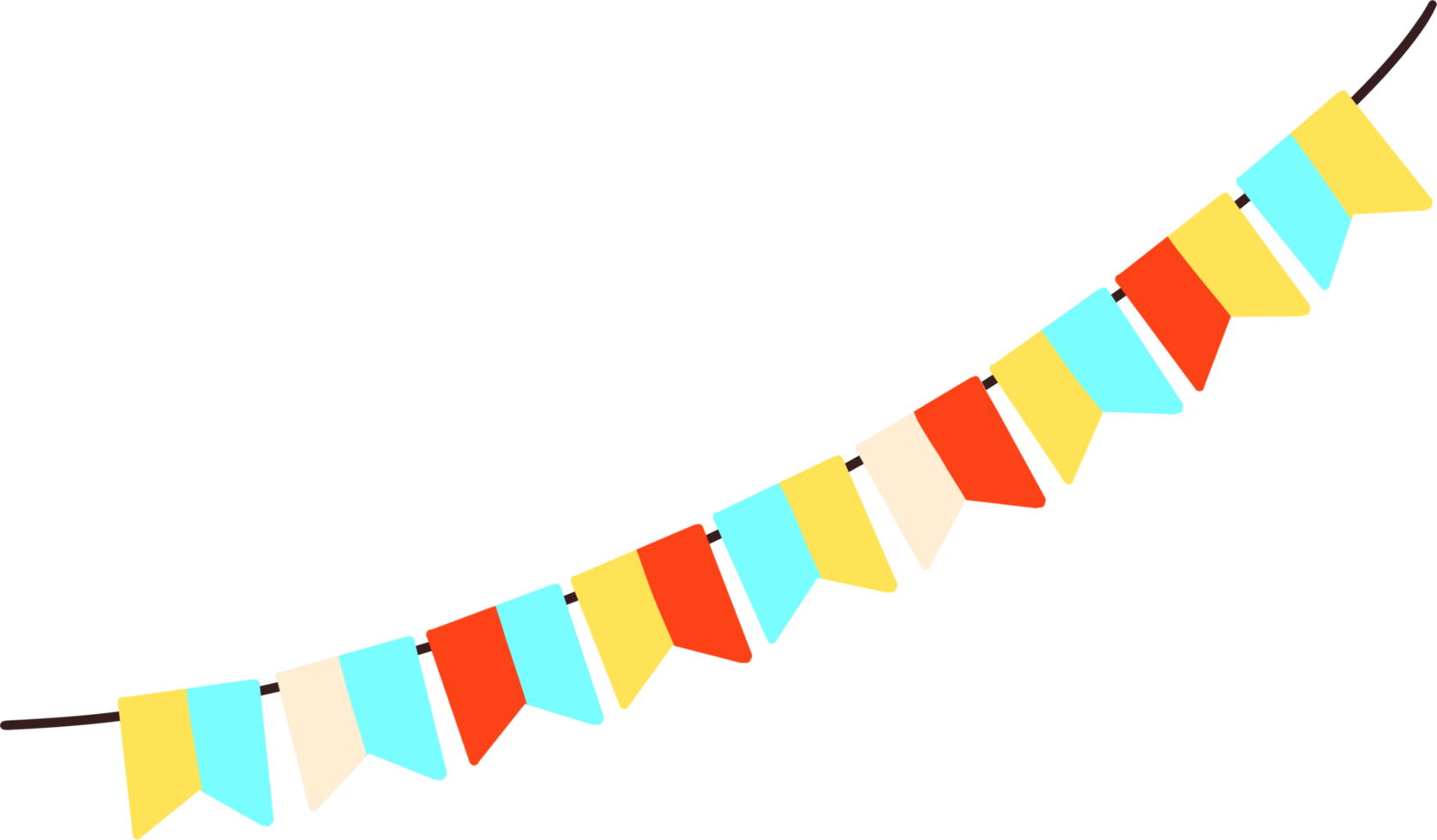 bunting digital drawing png