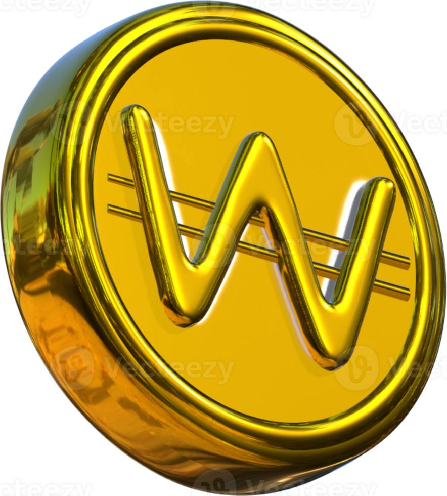 business currency won png