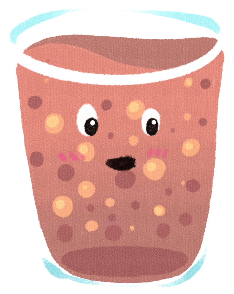 chocolate soda cute png