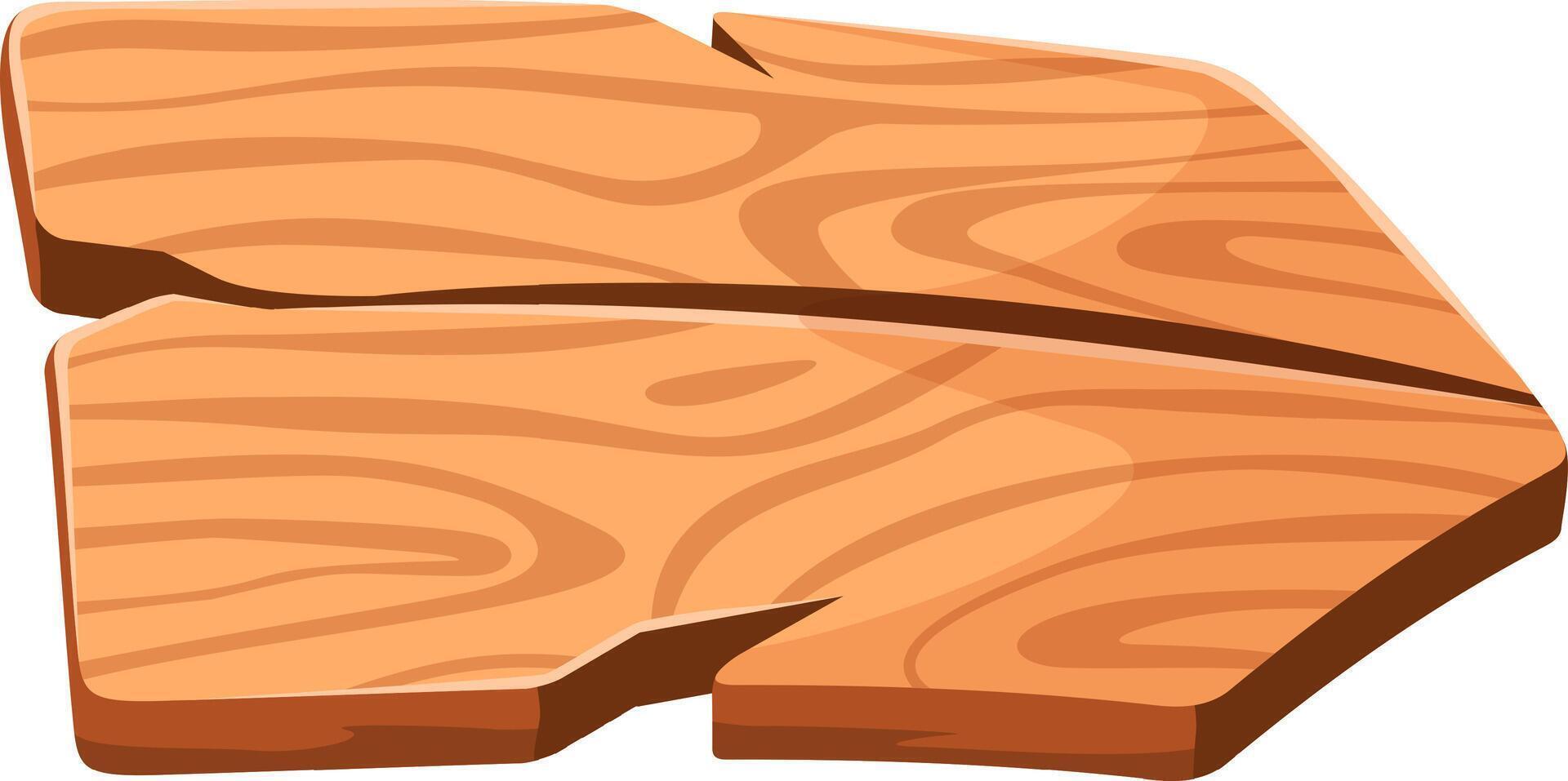 Wooden arrow sign pointing right, crafted from cracked wood grain, enhancing rustic or natural settings while serving as a clear direction indicator for journeys and adventures vector