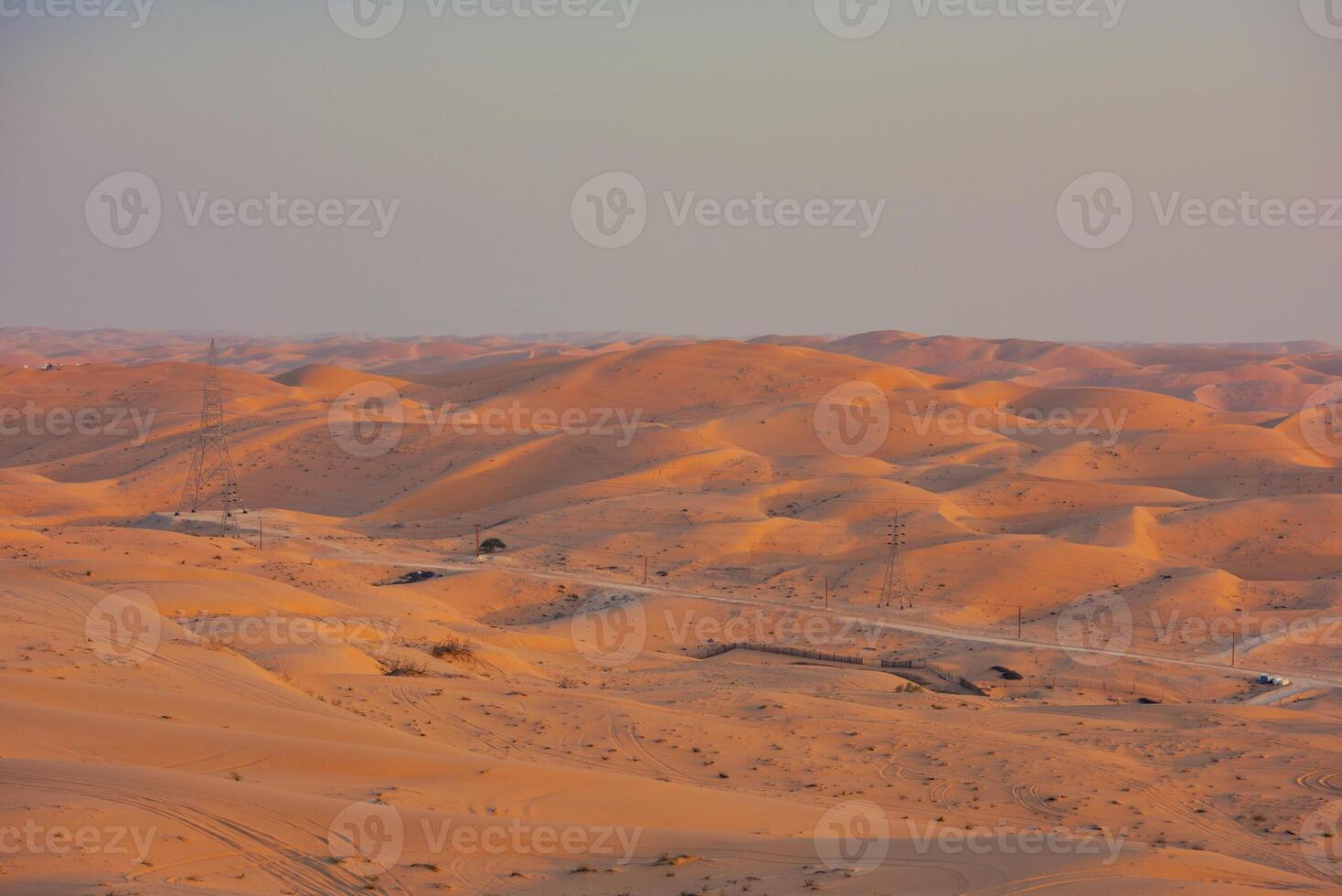 Desert dunes in Liwa, United Arab Emirates photo