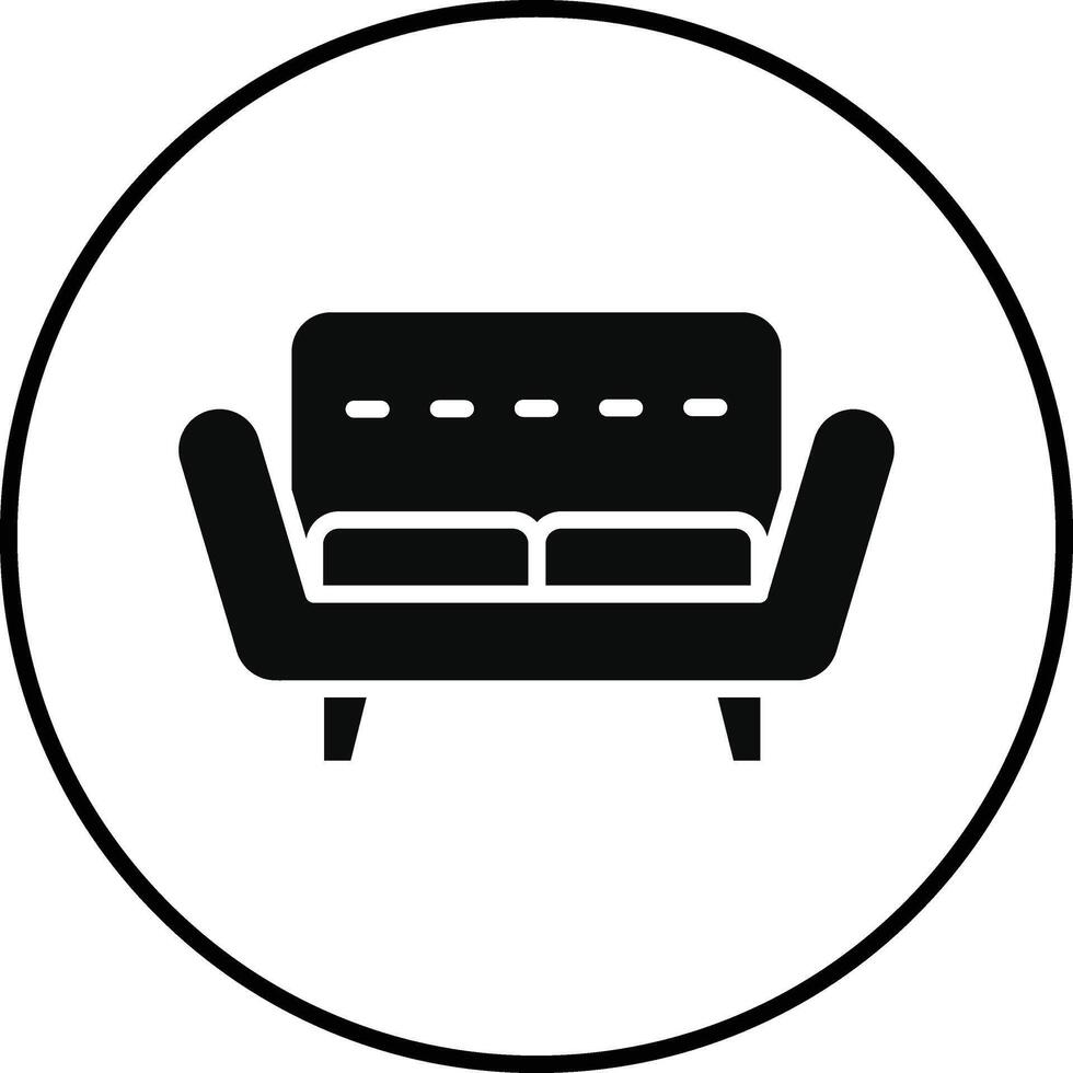 Sofa Illustration Icon vector