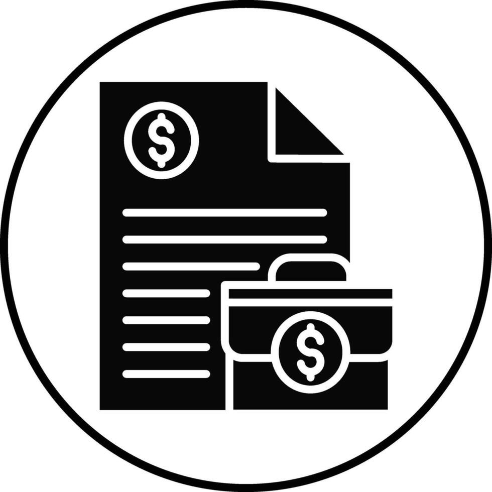 Business Files Illustration Icon vector