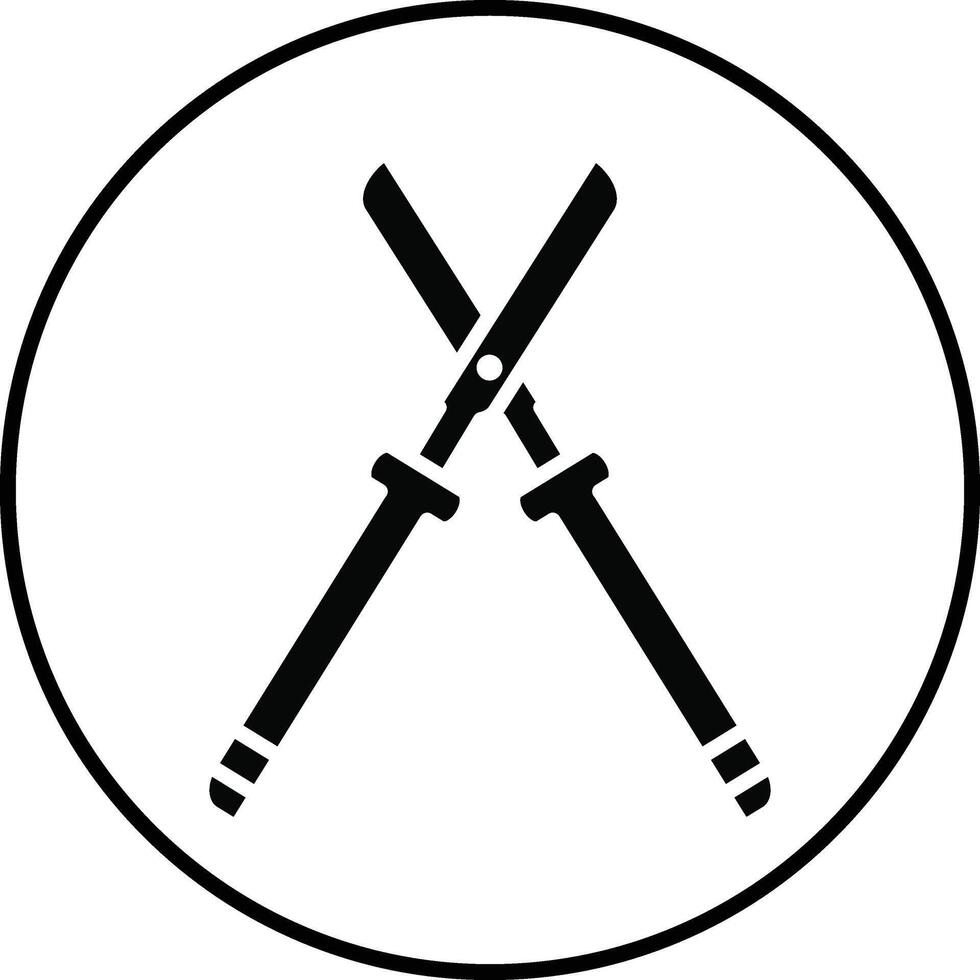 Pruners Illustration Icon vector