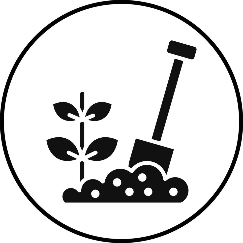 Plantation Illustration Icon vector