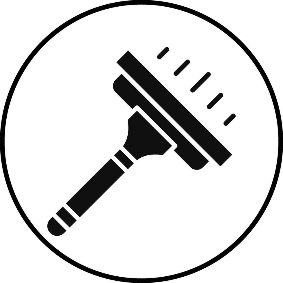 Squeegee Illustration Icon vector
