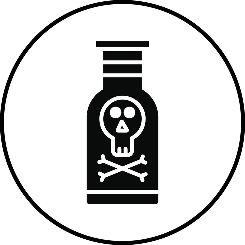 Poison Illustration Icon vector