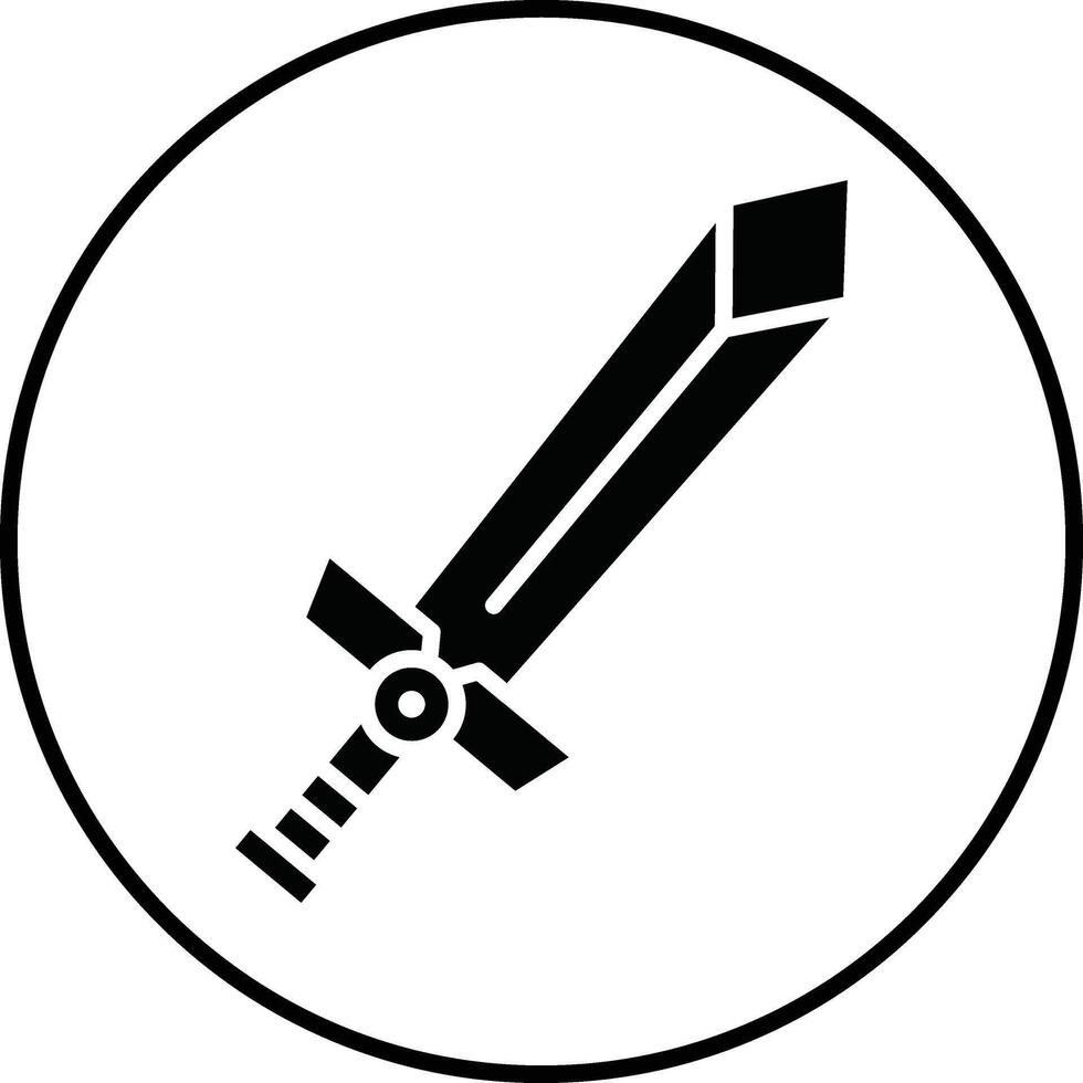Sword Toy Illustration Icon vector