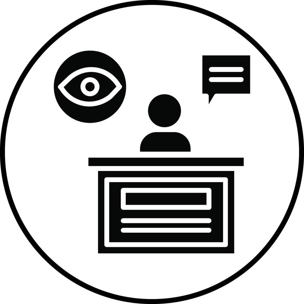 Witness Illustration Icon 54062009 Vector Art at Vecteezy