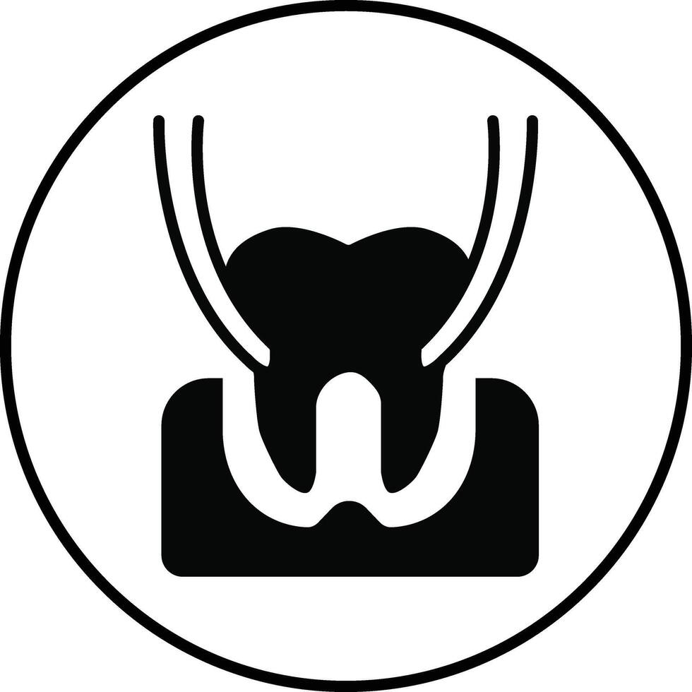 Tooth Extraction Illustration Icon vector