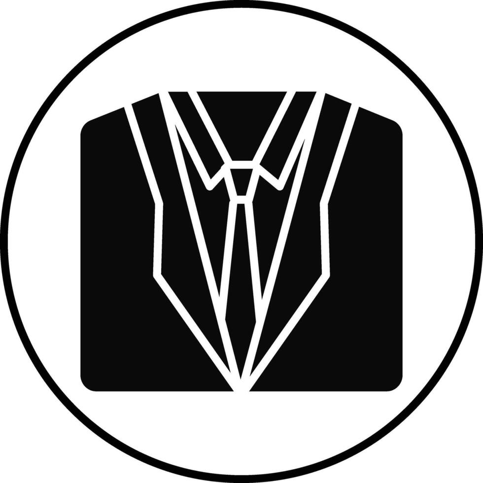 Business Coat Illustration Icon vector
