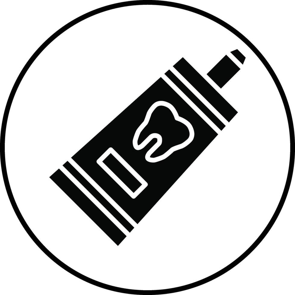 Tooth Paste Illustration Icon vector