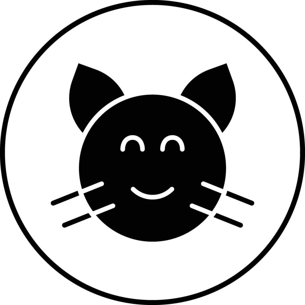 Cat Illustration Icon vector