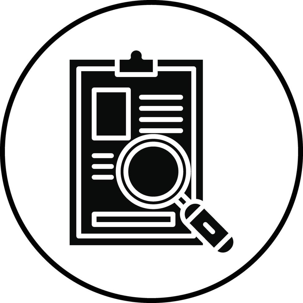 Investigation Illustration Icon vector
