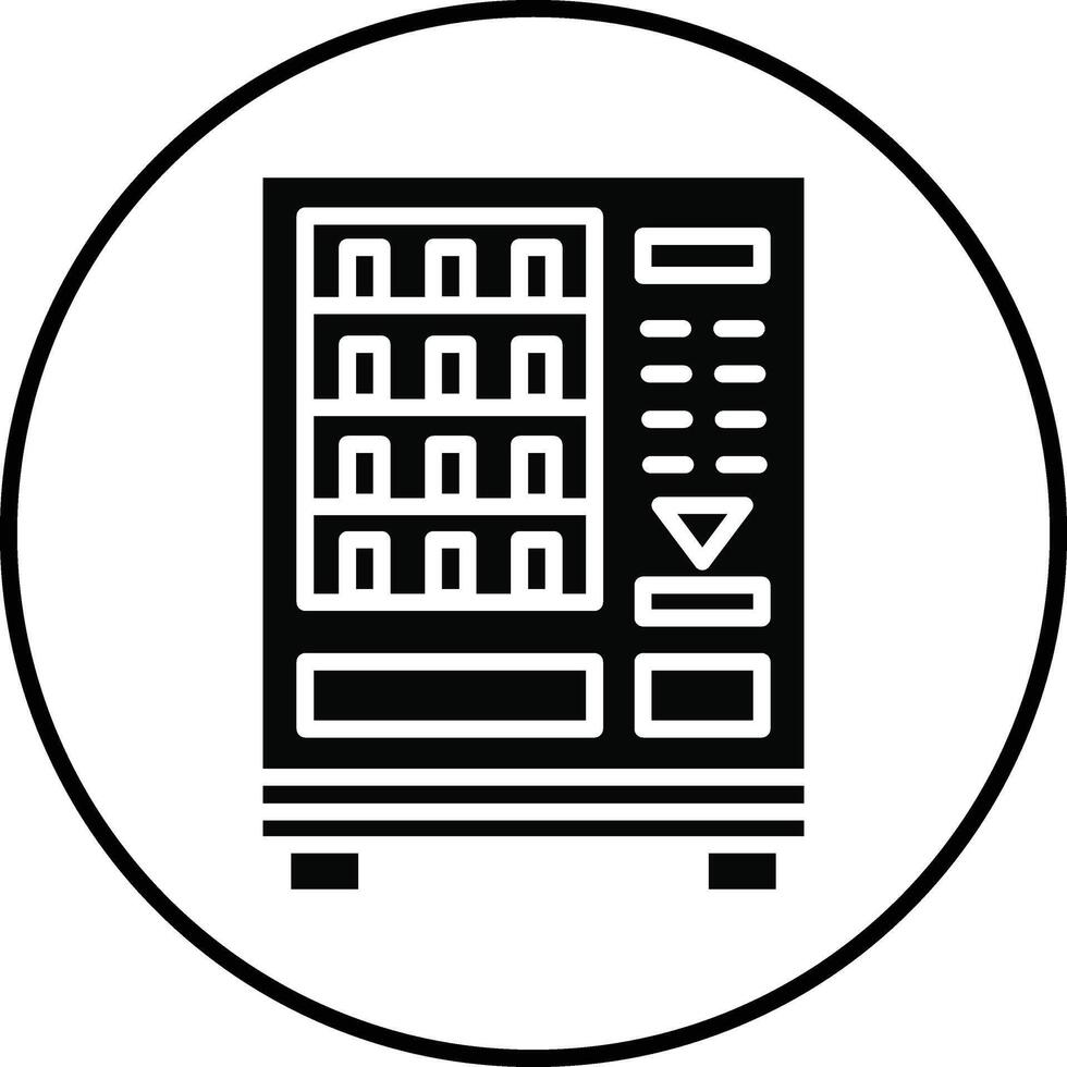 Vending Machine Illustration Icon vector