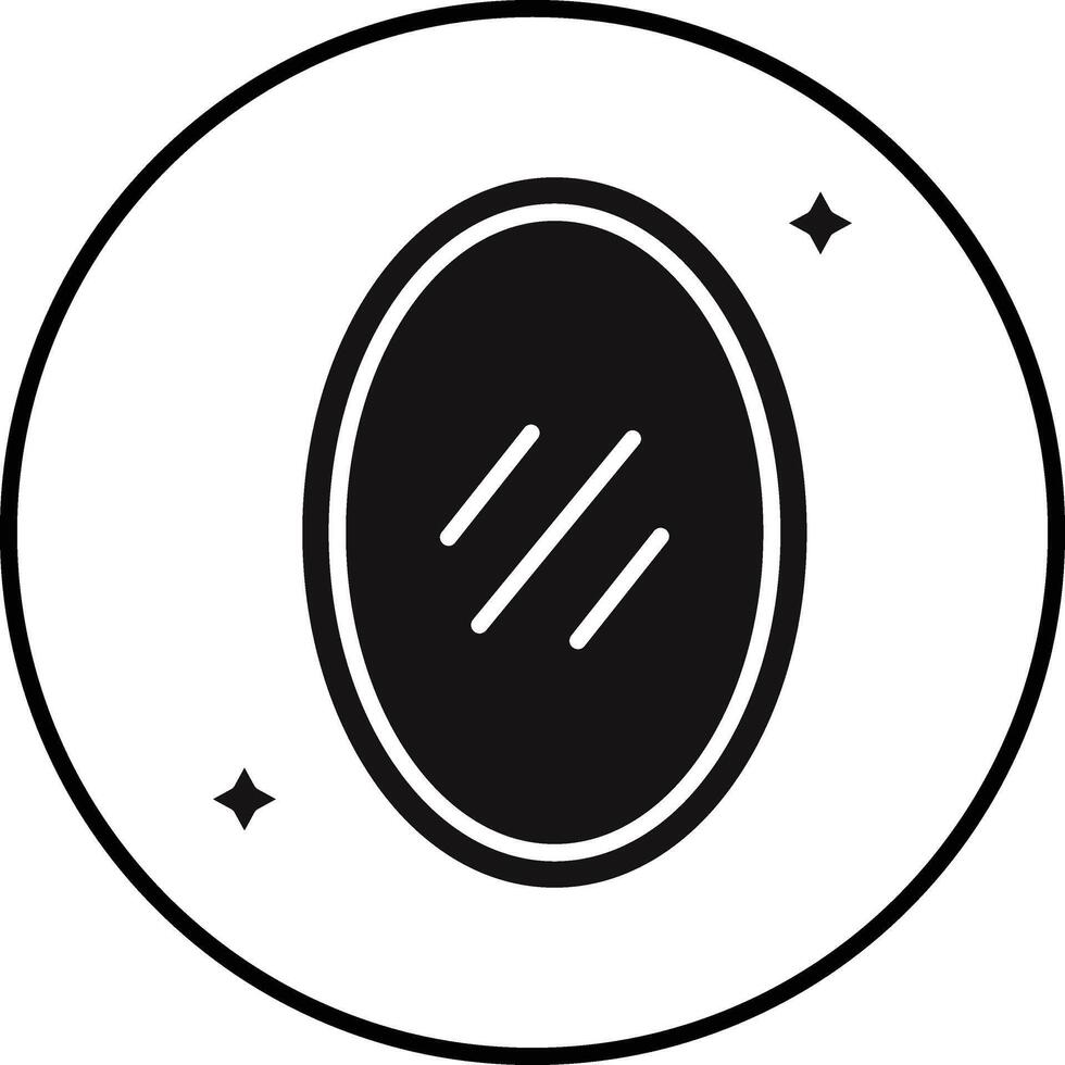 Mirror Illustration Icon vector