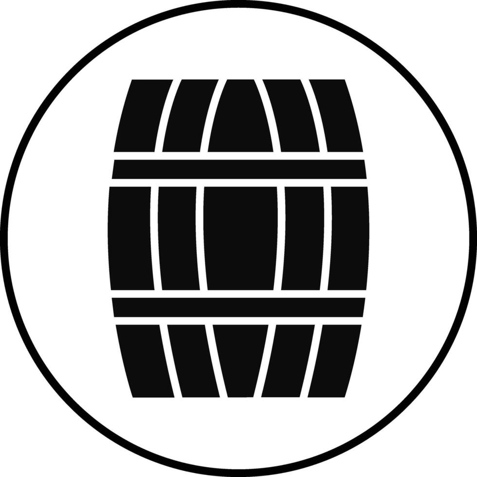 Barrel Illustration Icon vector