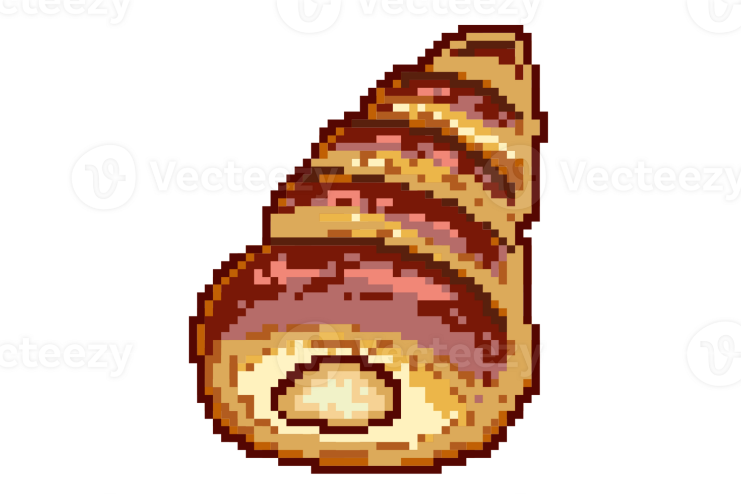 A Pixelated Bread Roll png