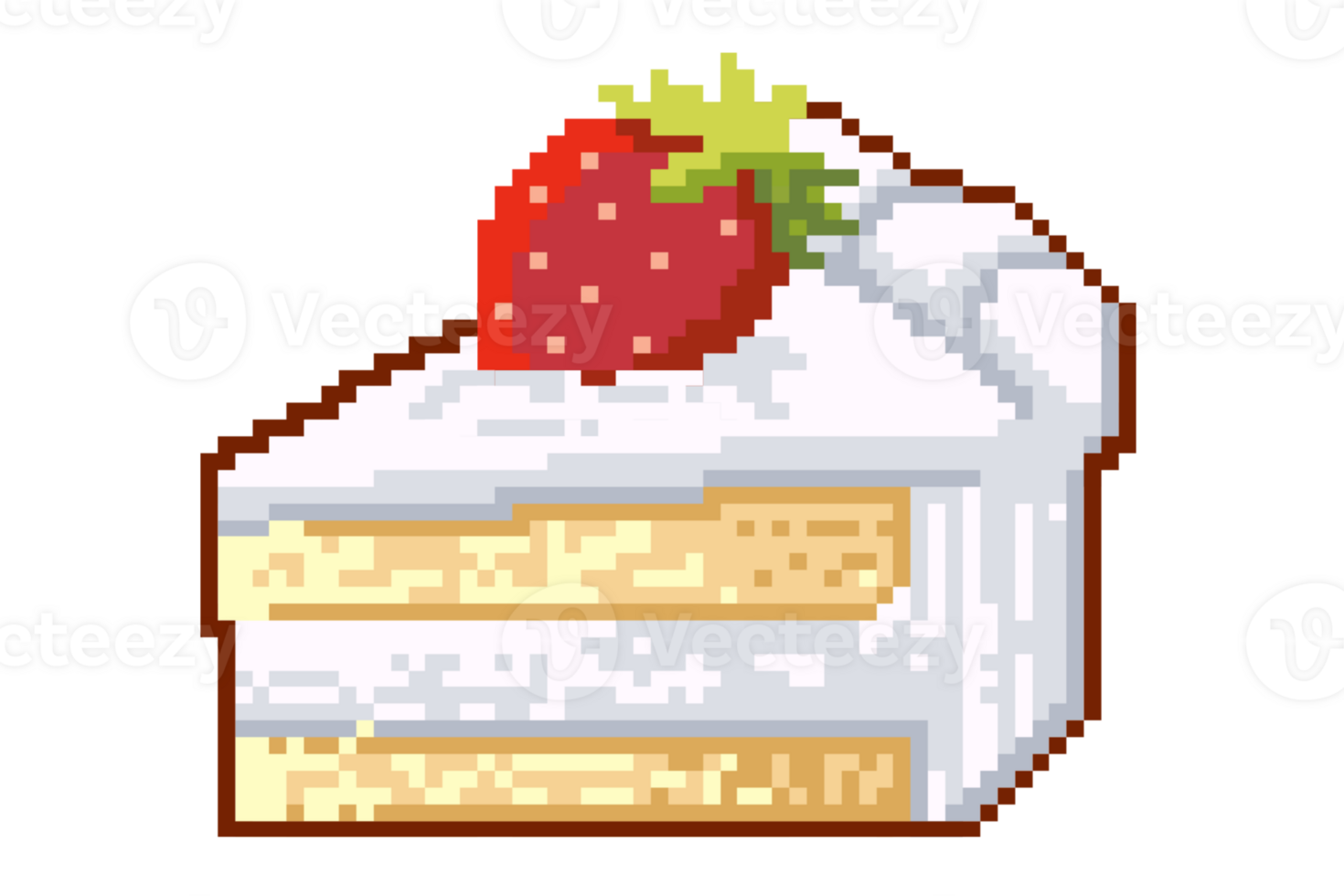 A Pixelated Cake Delight png