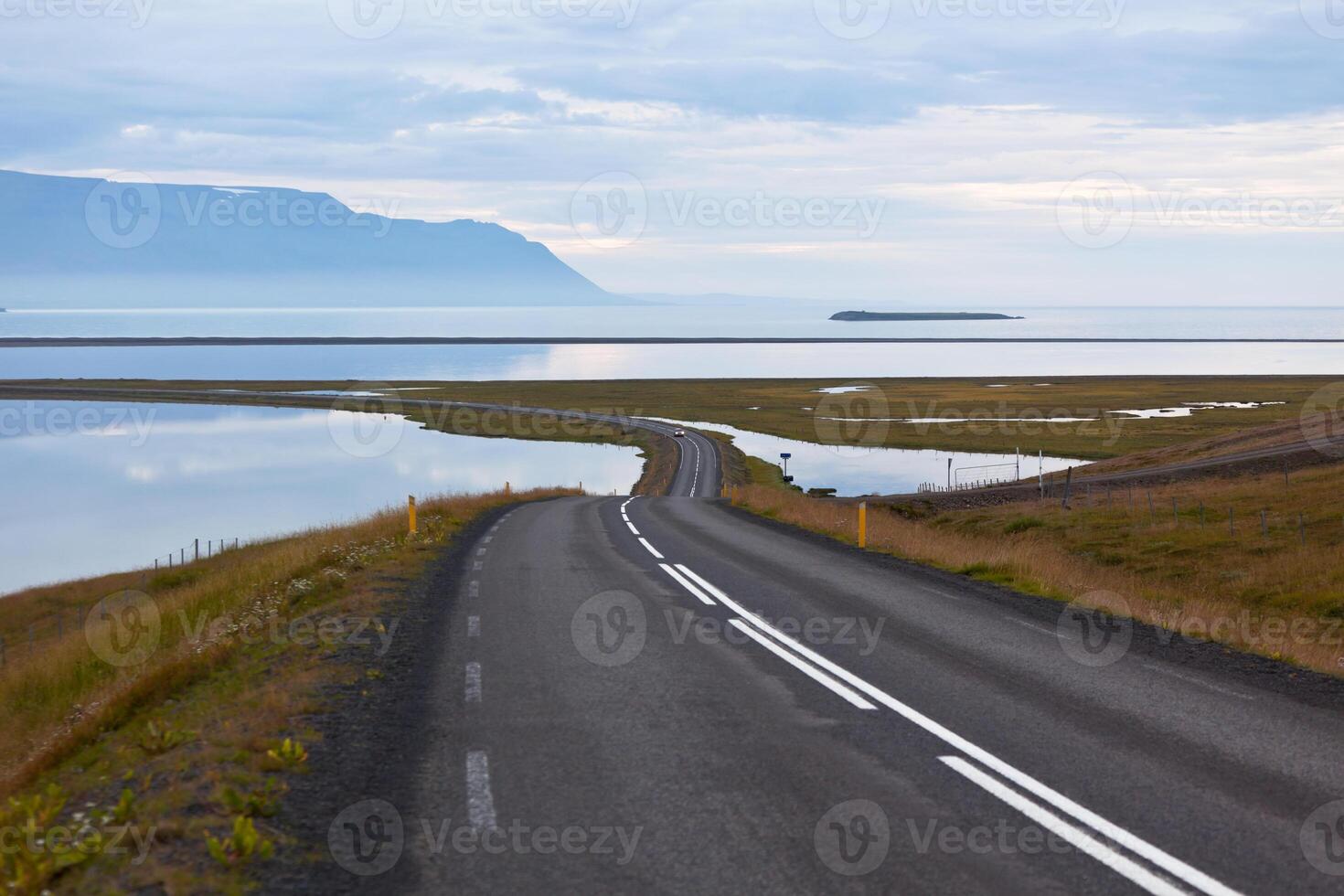 Curve Road at North Iceland photo