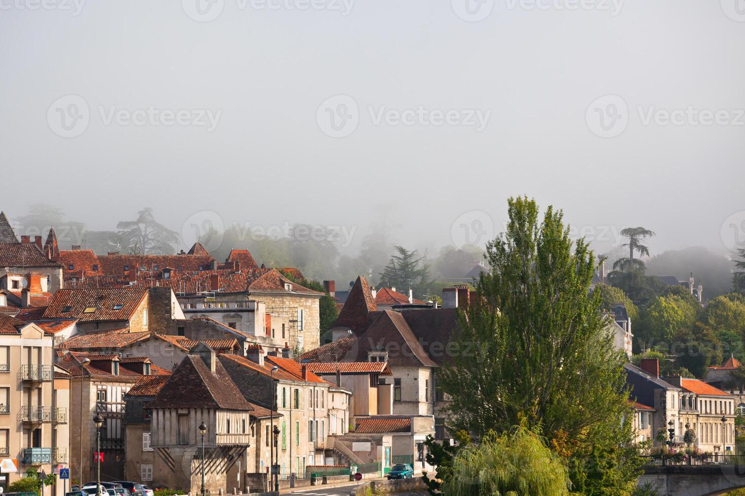 Picturesque view of Perigueux town in France photo