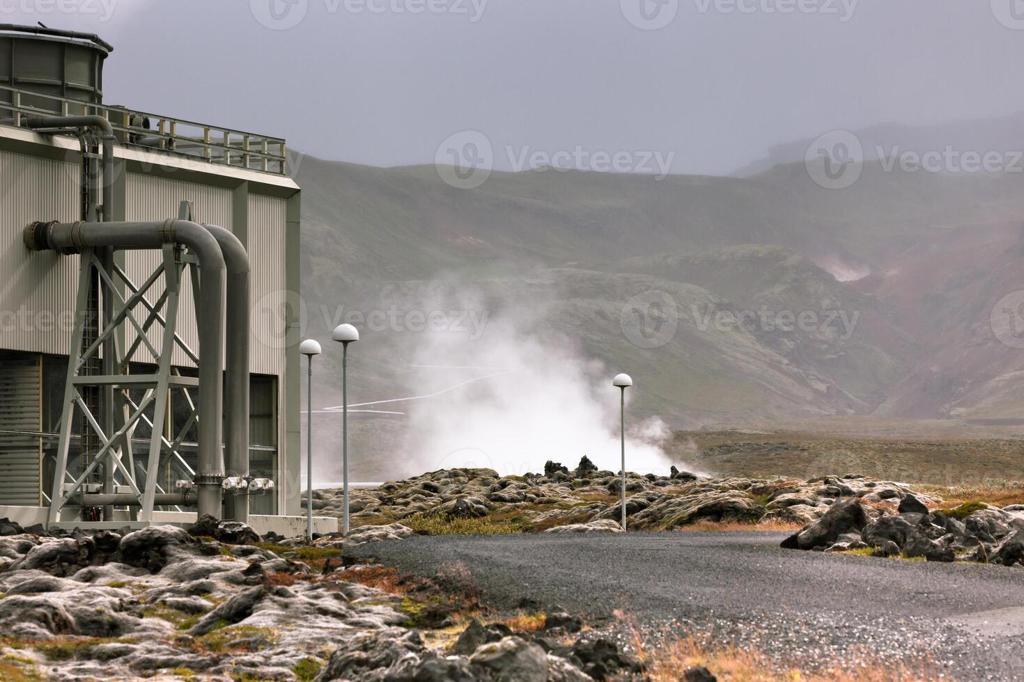 Geothermal Power Station in Iceland photo