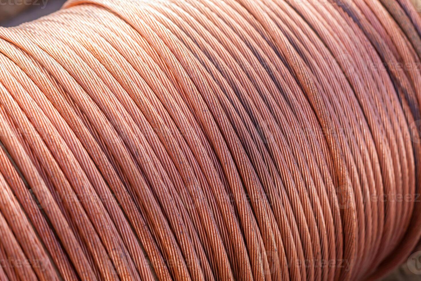 large spools of electric cable photo