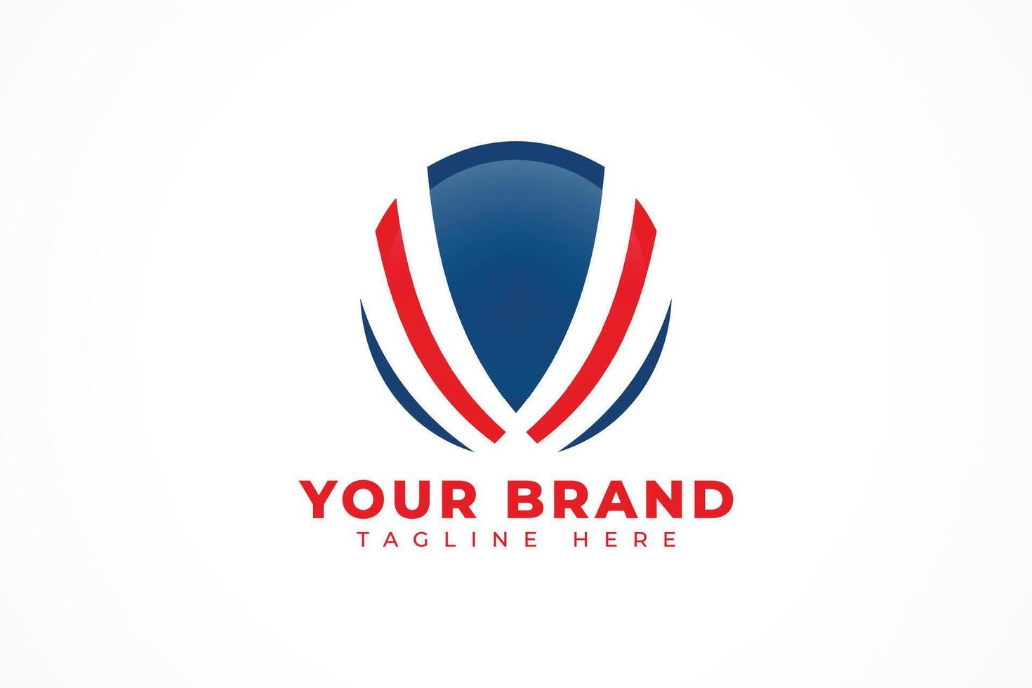 Circle Letter V Logo Design vector