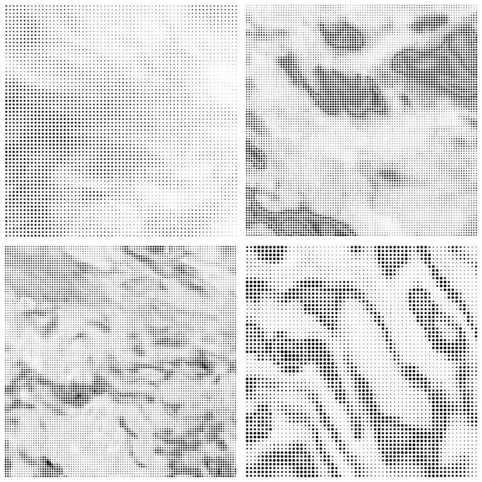 Black Abstract Dotted Texture vector