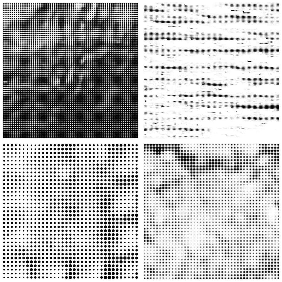 Monochrome Dots Texture vector