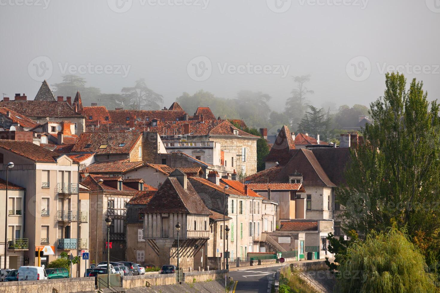 Picturesque view of Perigueux town in France photo