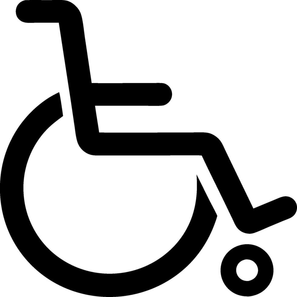 Wheelchair Accessible Symbol Sign Universal Design vector
