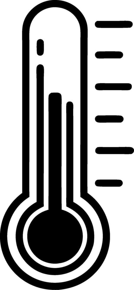 Thermometer Temperature Measurement Symbol for Weather and Climate Illustration vector